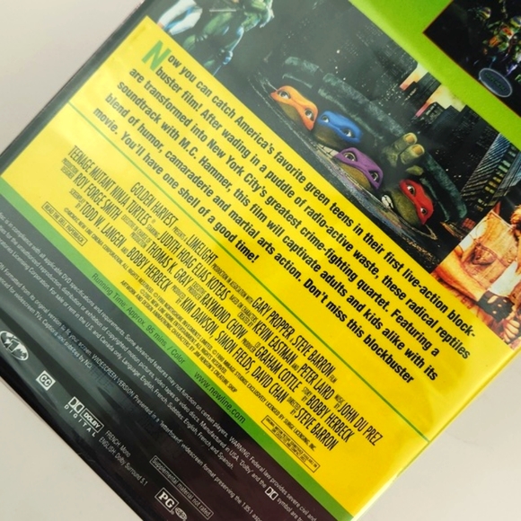 Teenage Mutant Ninja Turtles The Original Movie, Factory Sealed DVD - Picture 5 of 10